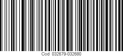 Código de barras (EAN, GTIN, SKU, ISBN): 'Cód:032679-032680'
