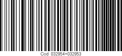 Código de barras (EAN, GTIN, SKU, ISBN): 'Cód:032954+032953'