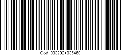 Código de barras (EAN, GTIN, SKU, ISBN): 'Cód:033282+035468'