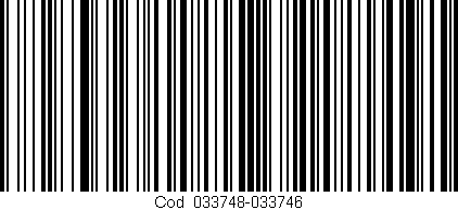 Código de barras (EAN, GTIN, SKU, ISBN): 'Cód:033748-033746'