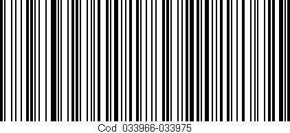 Código de barras (EAN, GTIN, SKU, ISBN): 'Cód:033966-033975'