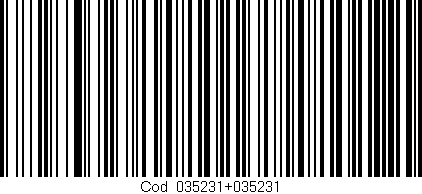 Código de barras (EAN, GTIN, SKU, ISBN): 'Cód:035231+035231'