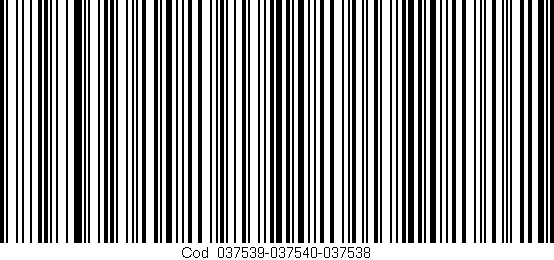 Código de barras (EAN, GTIN, SKU, ISBN): 'Cód:037539-037540-037538'