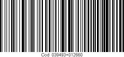 Código de barras (EAN, GTIN, SKU, ISBN): 'Cód:039493+012660'