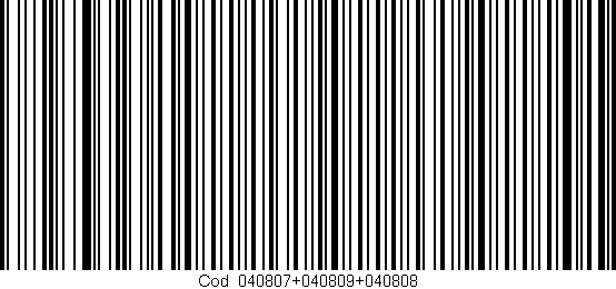 Código de barras (EAN, GTIN, SKU, ISBN): 'Cód:040807+040809+040808'