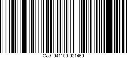 Código de barras (EAN, GTIN, SKU, ISBN): 'Cód:041109-031460'