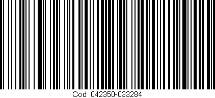 Código de barras (EAN, GTIN, SKU, ISBN): 'Cód:042350-033284'