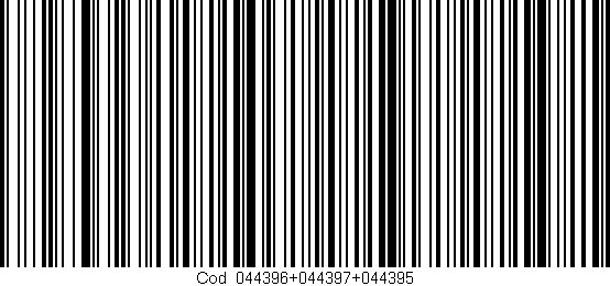 Código de barras (EAN, GTIN, SKU, ISBN): 'Cód:044396+044397+044395'
