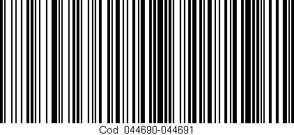 Código de barras (EAN, GTIN, SKU, ISBN): 'Cód:044690-044691'