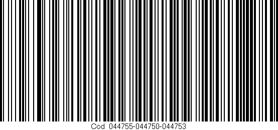 Código de barras (EAN, GTIN, SKU, ISBN): 'Cód:044755-044750-044753'