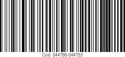 Código de barras (EAN, GTIN, SKU, ISBN): 'Cód:044766-044753'