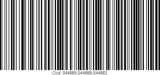 Código de barras (EAN, GTIN, SKU, ISBN): 'Cód:044865-044866-044863'