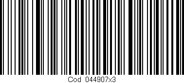 Código de barras (EAN, GTIN, SKU, ISBN): 'Cód:044907x3'