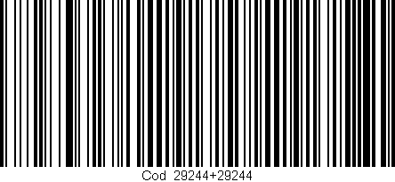 Código de barras (EAN, GTIN, SKU, ISBN): 'Cód:29244+29244'