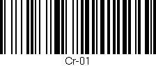 Código de barras (EAN, GTIN, SKU, ISBN): 'Cr-01'