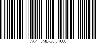 Código de barras (EAN, GTIN, SKU, ISBN): 'DAYHOME-BOC1000'