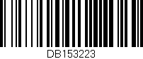 Código de barras (EAN, GTIN, SKU, ISBN): 'DB153223'