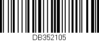 Código de barras (EAN, GTIN, SKU, ISBN): 'DB352105'