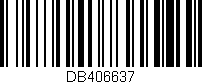 Código de barras (EAN, GTIN, SKU, ISBN): 'DB406637'