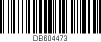 Código de barras (EAN, GTIN, SKU, ISBN): 'DB604473'