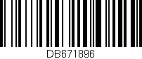 Código de barras (EAN, GTIN, SKU, ISBN): 'DB671896'