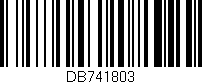Código de barras (EAN, GTIN, SKU, ISBN): 'DB741803'