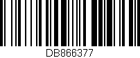 Código de barras (EAN, GTIN, SKU, ISBN): 'DB866377'