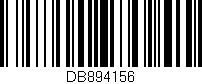 Código de barras (EAN, GTIN, SKU, ISBN): 'DB894156'