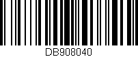 Código de barras (EAN, GTIN, SKU, ISBN): 'DB908040'