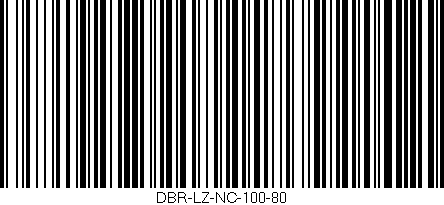 Código de barras (EAN, GTIN, SKU, ISBN): 'DBR-LZ-NC-100-80'