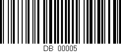 Código de barras (EAN, GTIN, SKU, ISBN): 'DB_00005'