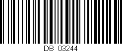 Código de barras (EAN, GTIN, SKU, ISBN): 'DB_03244'