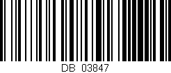 Código de barras (EAN, GTIN, SKU, ISBN): 'DB_03847'