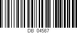 Código de barras (EAN, GTIN, SKU, ISBN): 'DB_04567'