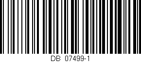 Código de barras (EAN, GTIN, SKU, ISBN): 'DB_07499-1'
