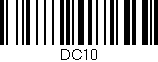 Código de barras (EAN, GTIN, SKU, ISBN): 'DC10'