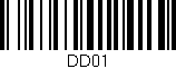 Código de barras (EAN, GTIN, SKU, ISBN): 'DD01'