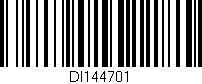 Código de barras (EAN, GTIN, SKU, ISBN): 'DI144701'