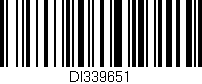Código de barras (EAN, GTIN, SKU, ISBN): 'DI339651'