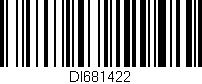 Código de barras (EAN, GTIN, SKU, ISBN): 'DI681422'