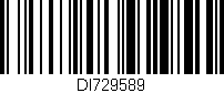 Código de barras (EAN, GTIN, SKU, ISBN): 'DI729589'
