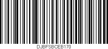 Código de barras (EAN, GTIN, SKU, ISBN): 'DJBFSBCEB170'