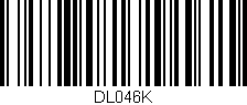 Código de barras (EAN, GTIN, SKU, ISBN): 'DL046K'