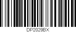 Código de barras (EAN, GTIN, SKU, ISBN): 'DP2029BX'