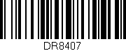 Código de barras (EAN, GTIN, SKU, ISBN): 'DR8407'