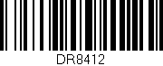 Código de barras (EAN, GTIN, SKU, ISBN): 'DR8412'