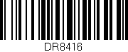 Código de barras (EAN, GTIN, SKU, ISBN): 'DR8416'