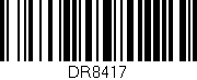 Código de barras (EAN, GTIN, SKU, ISBN): 'DR8417'