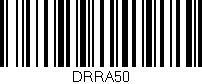 Código de barras (EAN, GTIN, SKU, ISBN): 'DRRA50'