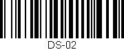 Código de barras (EAN, GTIN, SKU, ISBN): 'DS-02'